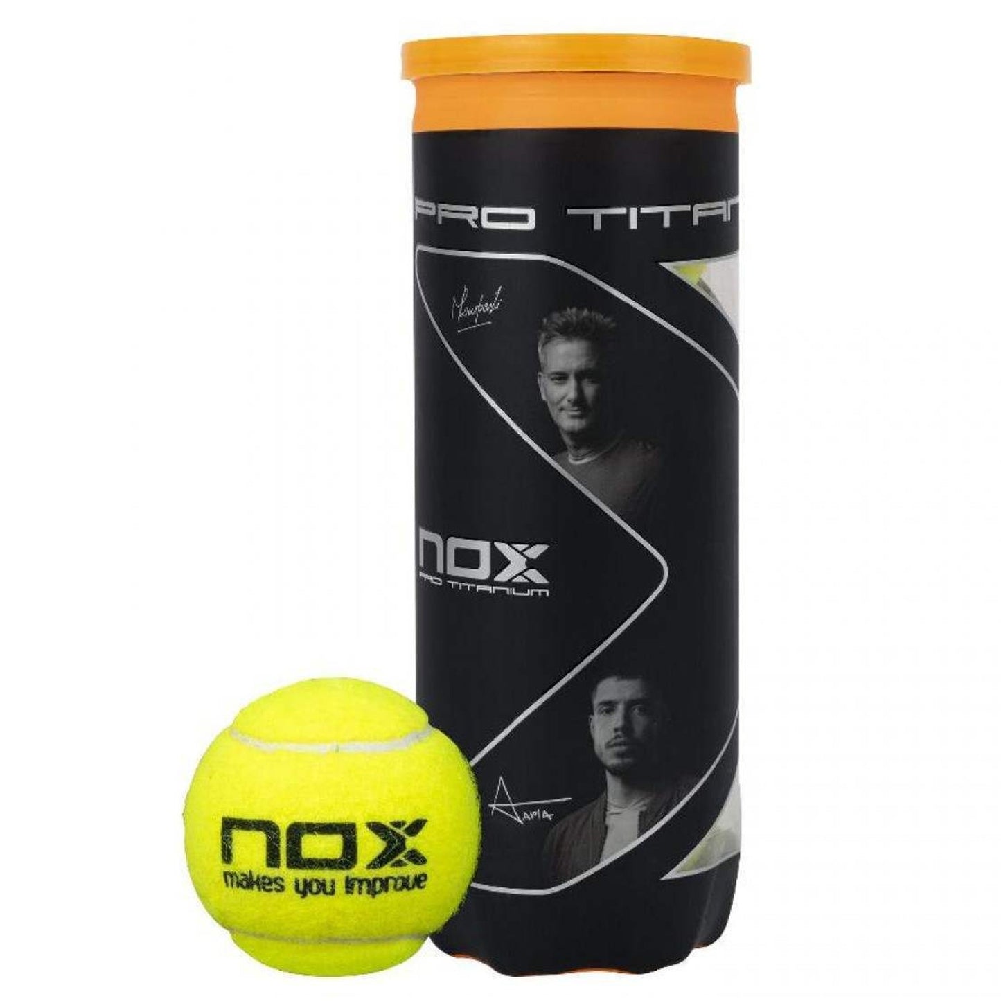 BOTE DE 3 PELOTAS DE PADEL NOX PRO TITANIUM