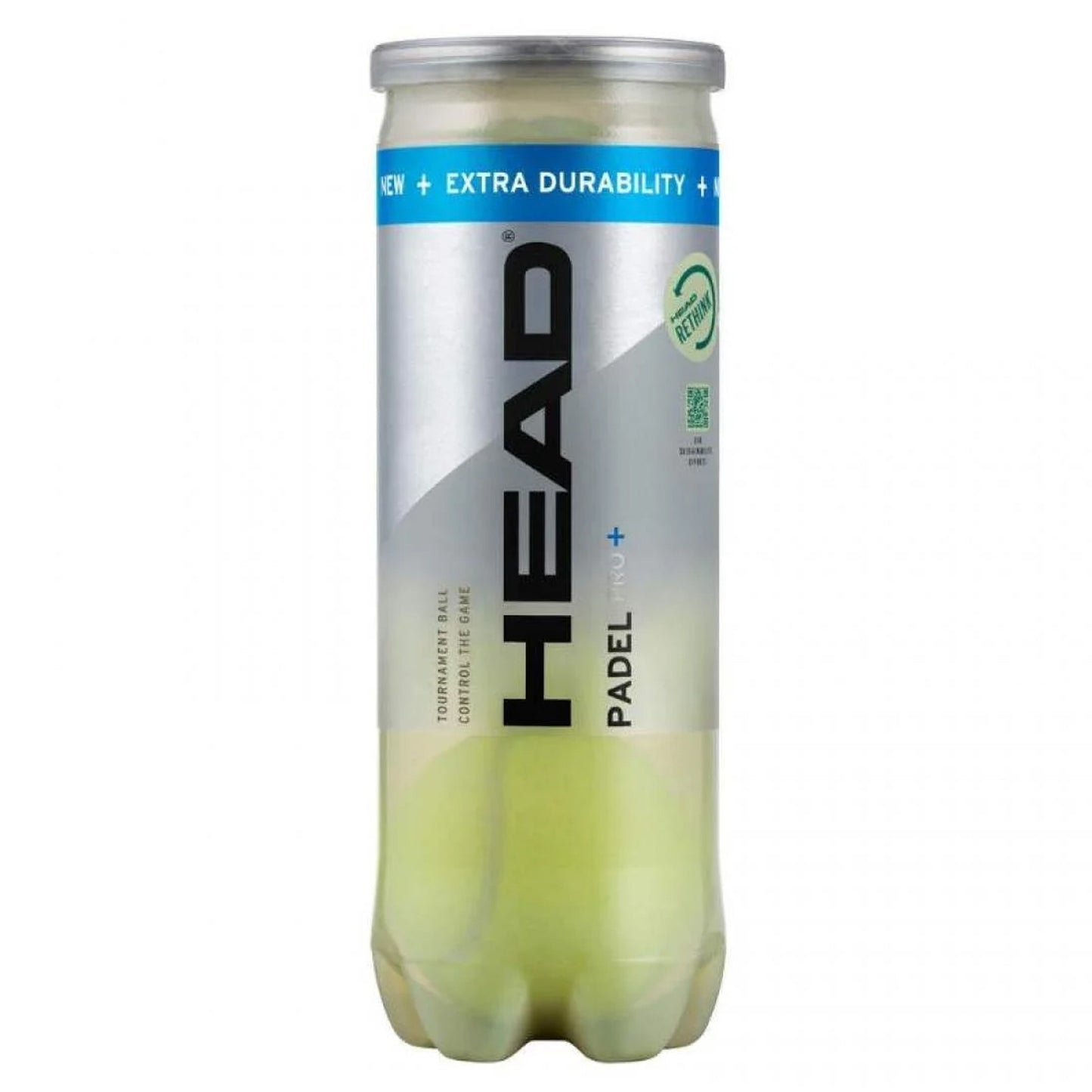 BOTE 3 PELOTAS DE PADEL HEAD PADEL PRO+