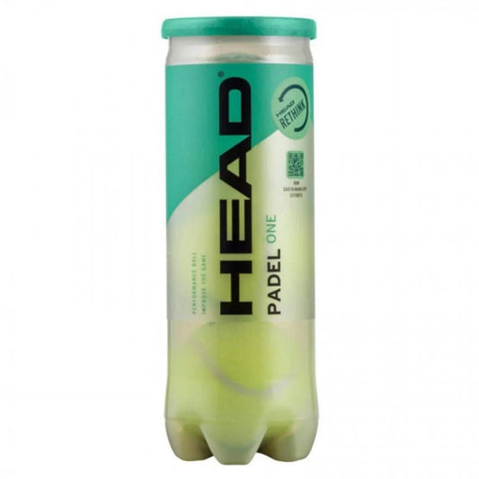 BOTE DE 3 PELOTAS DE PADEL HEAD ONE