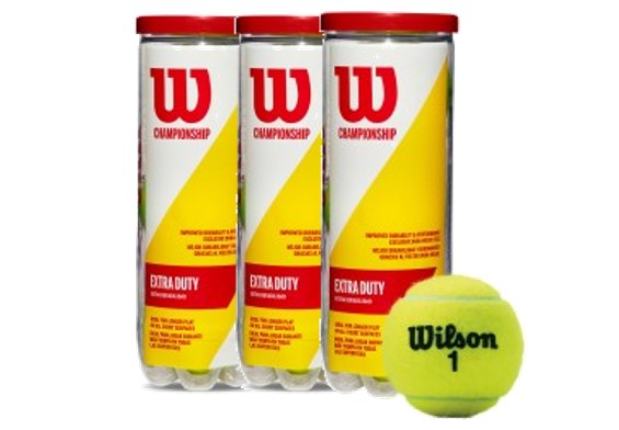 TRIPACK BOTE 3 PELOTAS TENIS WILSON CHAMPIONSHIP XD