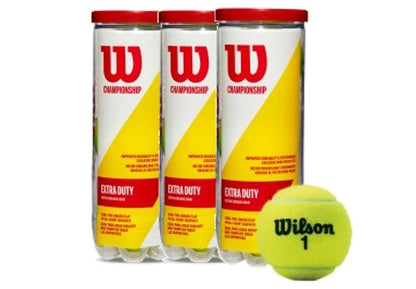 TRIPACK BOTE 3 PELOTAS TENIS WILSON CHAMPIONSHIP XD