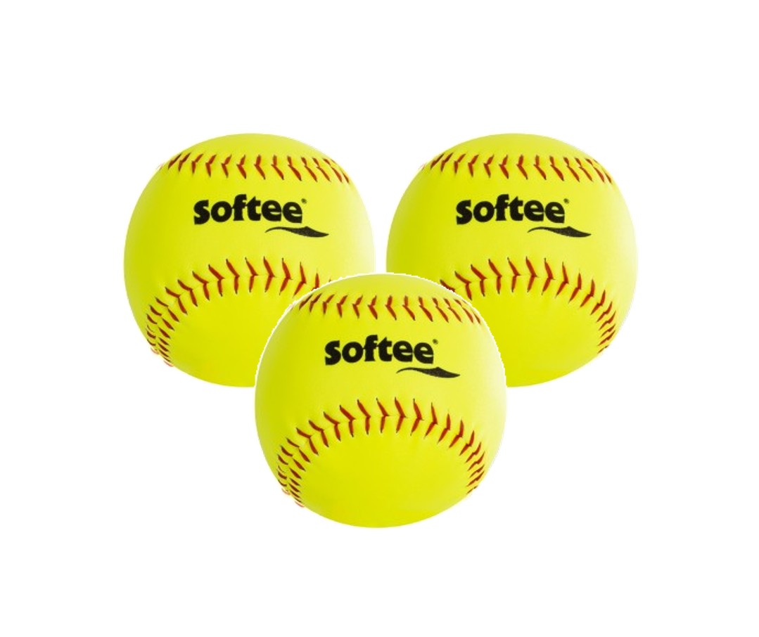 TRIPACK PELOTA SOFTBOL 12'