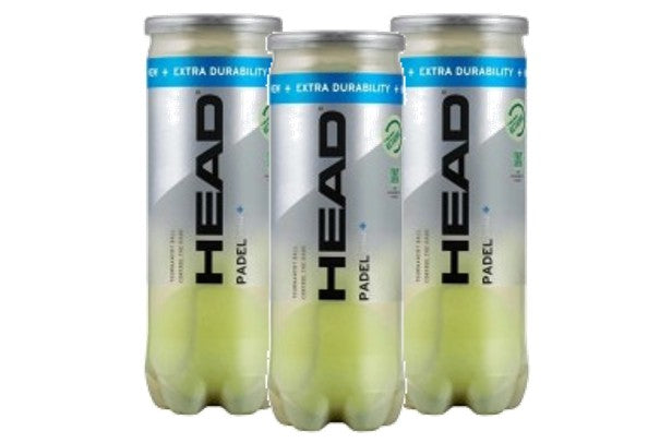 TRIPACK BOTE 3 PELOTAS DE PADEL HEAD PADEL PRO+