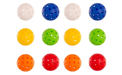 PACK 12 PELOTA PICKLEBALL SOFTEE COLORS 40 AGUJEROS