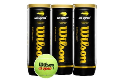 TRIPACK BOTE DE 3 PELOTAS TENIS WILSON US OPEN XD
